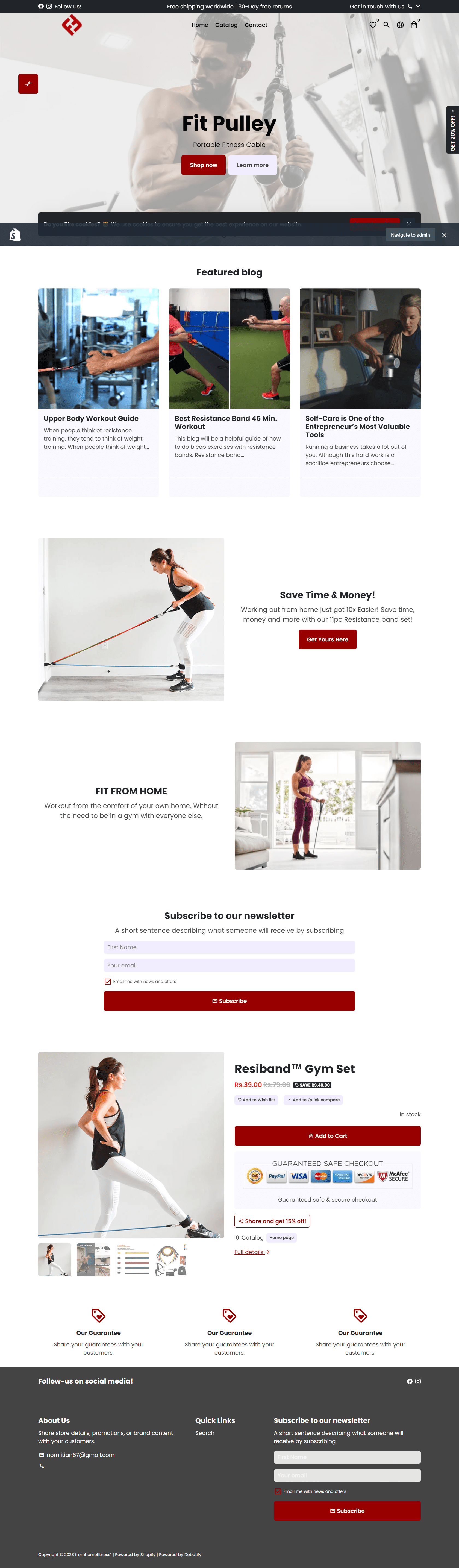 Shopify Website Project 2 - Digital Web Nova