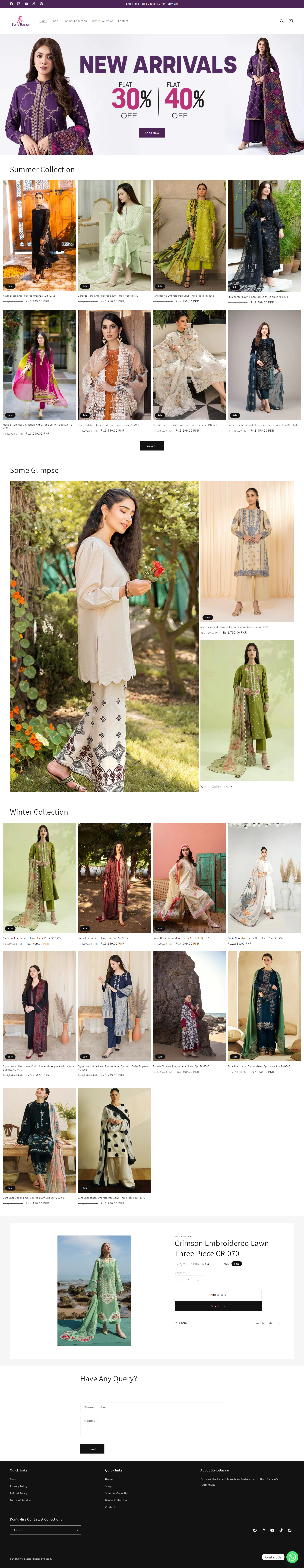 Shopify Website Project 3 - Digital Web Nova